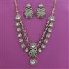Antique Layered Necklace with Mehndi Plating
