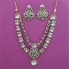 Antique Layered Necklace with Mehndi Plating