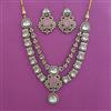 Antique Layered Necklace with Mehndi Plating