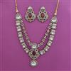 Antique Layered Necklace with Mehndi Plating