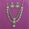 Antique Layered Necklace with Mehndi Plating