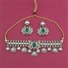 Antique Classic Necklace with Mehndi Plating