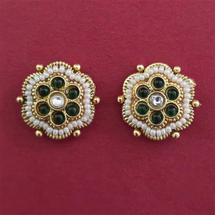 Antique Pearl Earring with Gold Plating