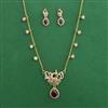 Antique Birds Pendant Set with Gold Plating