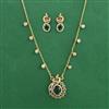 Antique Delicate Pendant Set with Gold Plating