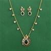 Antique Delicate Pendant Set with Gold Plating