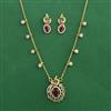 Antique Delicate Pendant Set with Gold Plating