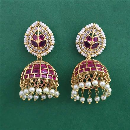 Antique Jhumki with Gold Plating
