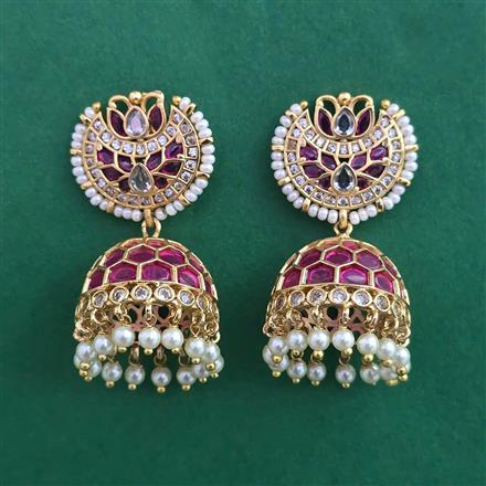 Antique Jhumki with Gold Plating