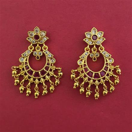 Antique Chand Earring with Gold Plating
