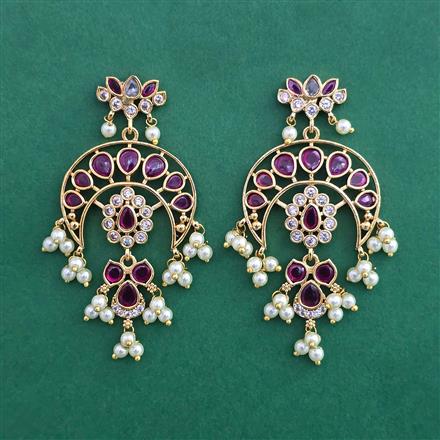Antique Chand Earring with Gold Plating