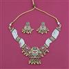 Antique Birds Necklace with Matte Gold Plating