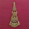 Antique Pearl Jhuda with Matte Gold Plating