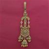Antique Pearl Jhuda with Matte Gold Plating