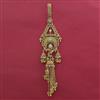 Antique Birds Jhuda with Matte Gold Plating