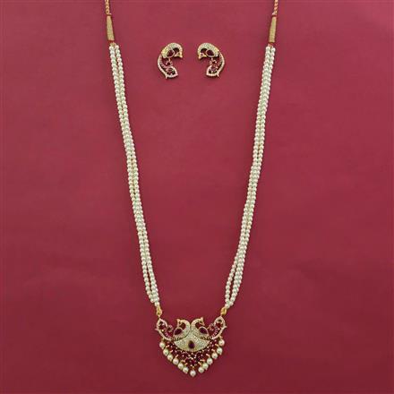 Antique Birds Pendant Set with Gold Plating