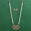 Antique Pearl Pendant Set with Gold Plating