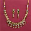 Antique Classic Necklace with Matte Gold Plating