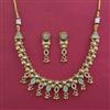 Antique Classic Necklace with Matte Gold Plating