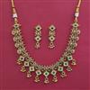 Antique Classic Necklace with Matte Gold Plating
