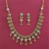 Antique Classic Necklace with Matte Gold Plating