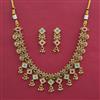 Antique Classic Necklace with Matte Gold Plating