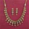 Antique Classic Necklace with Matte Gold Plating