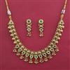 Antique Classic Necklace with Matte Gold Plating