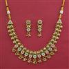 Antique Classic Necklace with Matte Gold Plating
