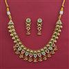 Antique Classic Necklace with Matte Gold Plating
