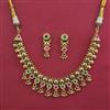 Antique Classic Necklace with Matte Gold Plating
