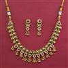 Antique Classic Necklace with Matte Gold Plating
