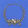 Antique Pearl Bracelet with Matte Gold Plating
