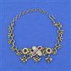 Antique Pearl Bracelet with Matte Gold Plating
