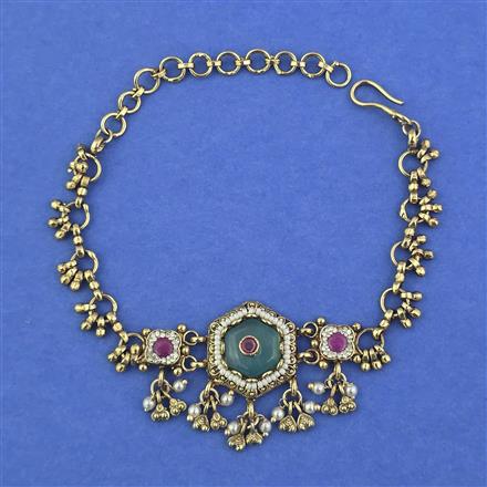Antique Heritage Bracelet with Matte Gold Plating