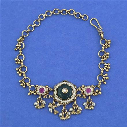 Antique Heritage Bracelet with Matte Gold Plating