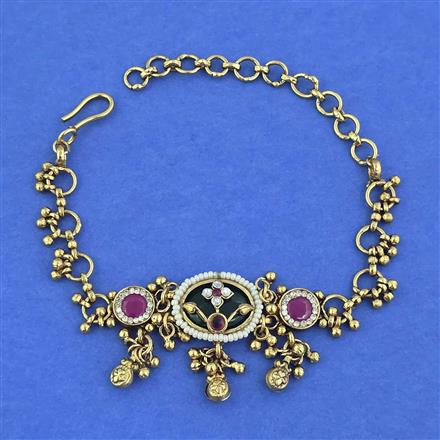 Antique Heritage Bracelet with Matte Gold Plating
