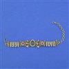 Antique Heritage Bracelet with Matte Gold Plating