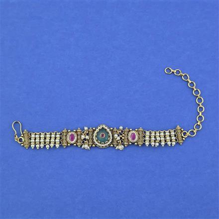 Antique Heritage Bracelet with Matte Gold Plating