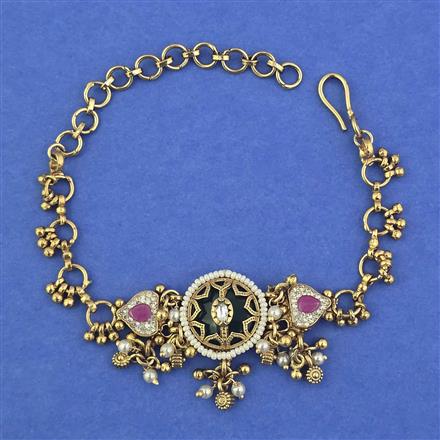 Antique Heritage Bracelet with Matte Gold Plating