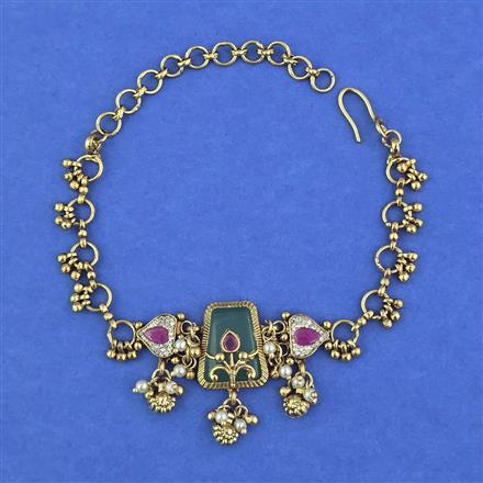 Antique Heritage Bracelet with Matte Gold Plating