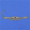 Antique Pearl Bracelet with Matte Gold Plating
