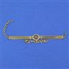Antique Pearl Bracelet with Matte Gold Plating