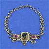Antique Pearl Bracelet with Matte Gold Plating
