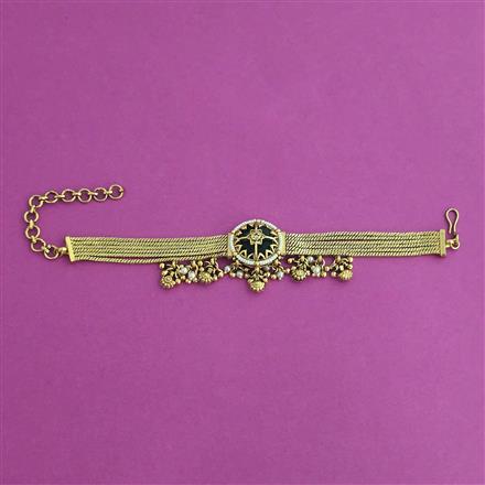 Antique Heritage Bracelet with Matte Gold Plating