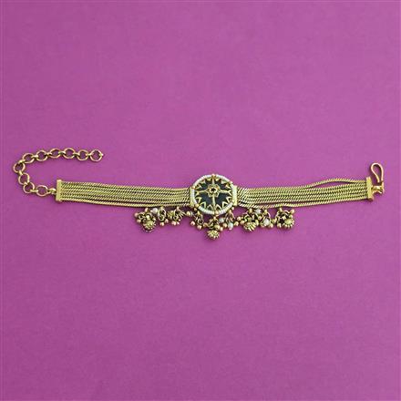 Antique Heritage Bracelet with Matte Gold Plating