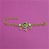 Antique Adjustable Bracelet with Matte Gold Plating