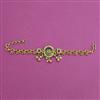 Antique Adjustable Bracelet with Matte Gold Plating