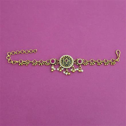 Antique Heritage Bracelet with Matte Gold Plating