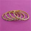 Antique 4 Pc Pearl Bangles with Gold Plating